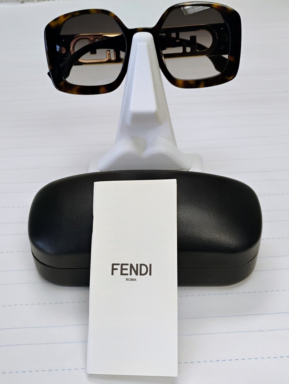 NEW Fendi Tortoiseshell Sunglasses (54-22-145)